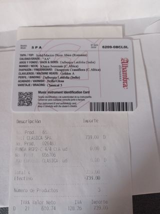 guitarra Alhambra 5 PA