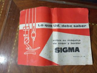 maquina de coser Sigma
