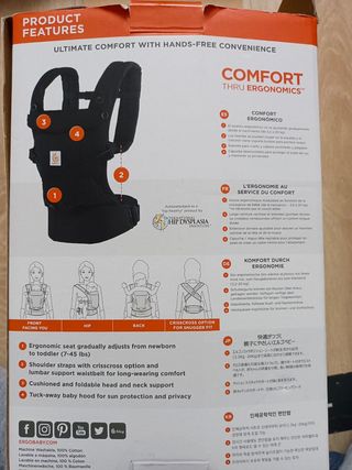 Mochila porteadora ergobaby