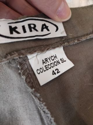 Traje Verano Verde con Bordados Kira Talla 42