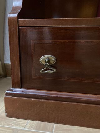 Estantería librería chapa nogal marquetería