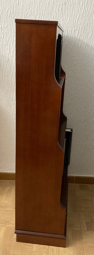 Estantería librería chapa nogal marquetería