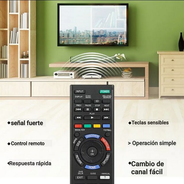 Mando tv Sony TODOS Smart tv M2 Fuengirola