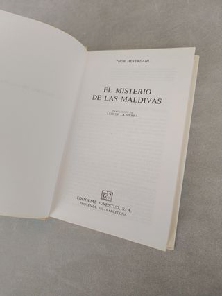 El misterio de las Maldivas. Thor Heyerdahl