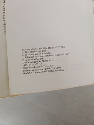 El misterio de las Maldivas. Thor Heyerdahl