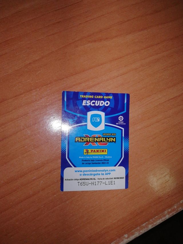 Cromo del escudo del villareal