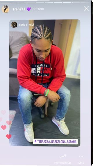 Trenzas tintados de cejas y pestañas