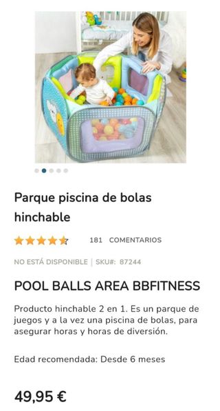 Parque piscina de bolas hinchable Imaginarium