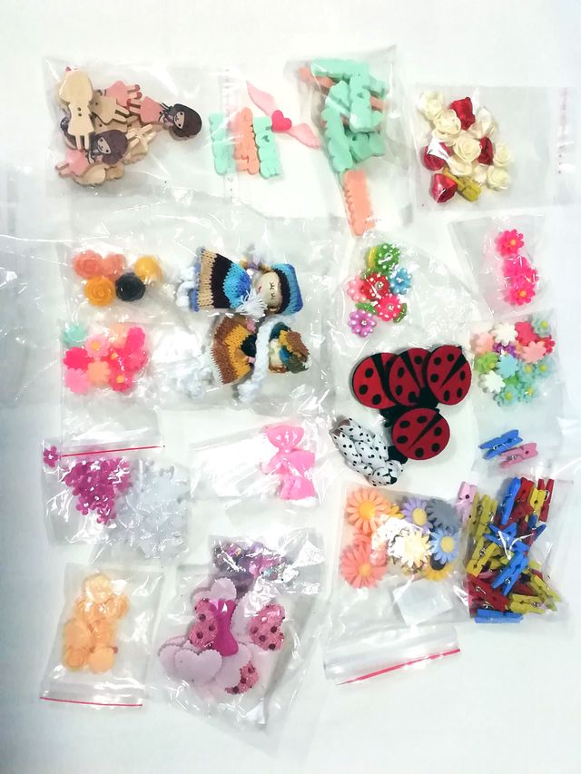 ✂️ Apliques de resina, acrílico, fieltro etc.