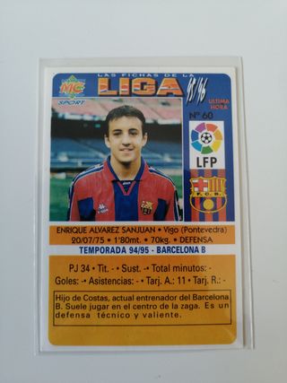 60 QUIQUE ALVAREZ MUNDICROMO 1995 1996