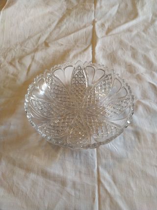 frutero antiguo de cristal