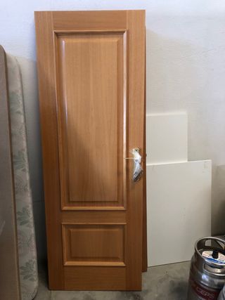 Puerta Roble Maciza y Completa