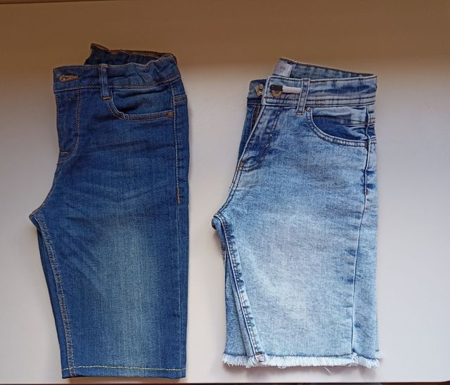 Vaqueros cortos talla 5-6 Lefties