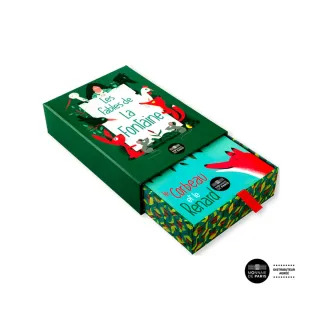 Francia 2021 Fábulas De la Fontaine caja medallas