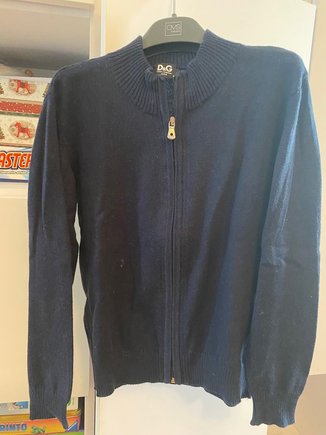 Cardigan bambino blu