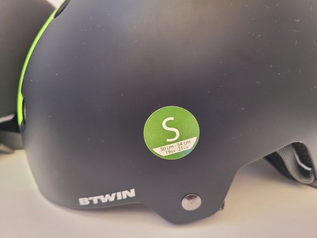 2 Cascos MTB infantil B'twin. Talla S