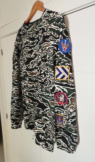 Sudadera hombre XL estampado militar