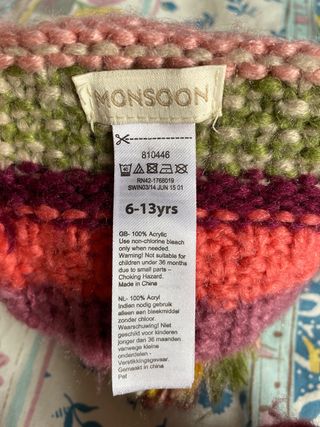 Gorro y guantes de lana