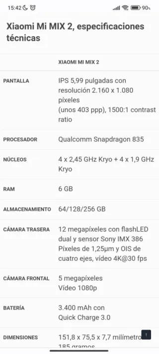 Móvil XIAOMI en buen estado