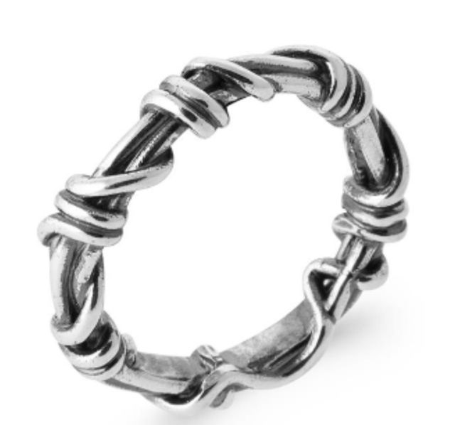 Anillo unisex de plata 925