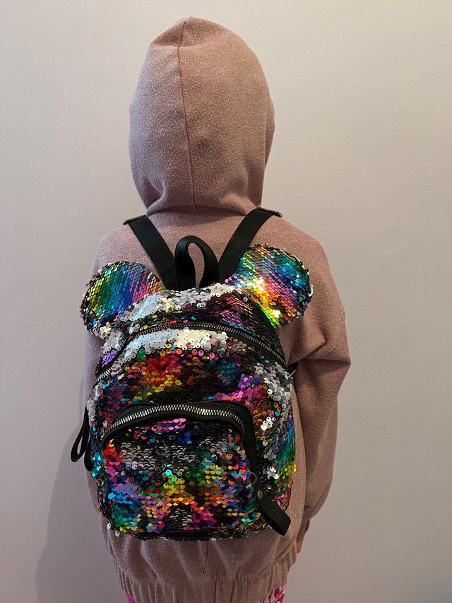 Zainetto bimba con paiettes