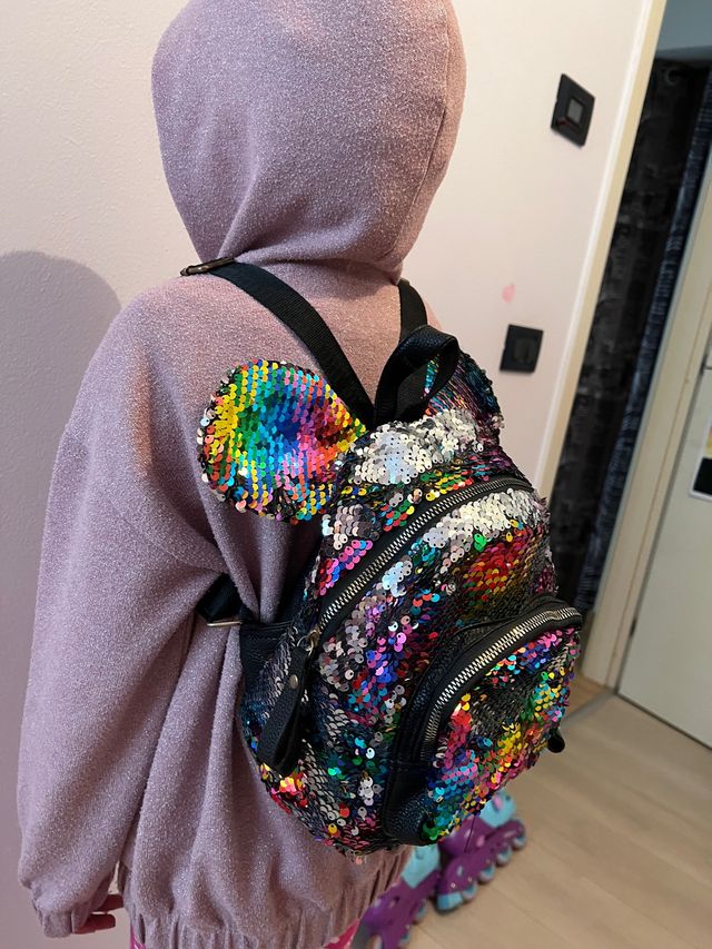 Zainetto bimba con paiettes