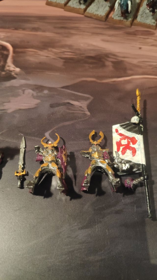 Figuras de Caballeros de Warhammer