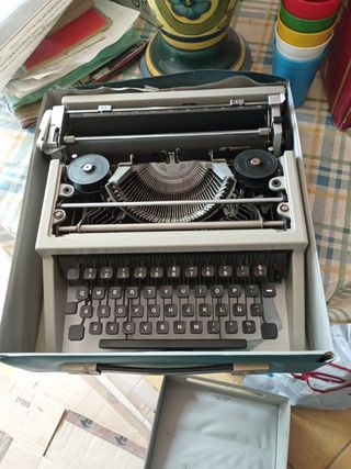 maquina de escribir.