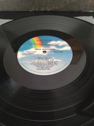 Disco Vinilo banda sonora "Masadá" de Jerry Goldsm