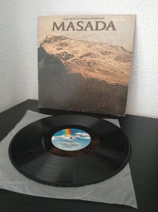 Disco Vinilo banda sonora "Masadá" de Jerry Goldsm