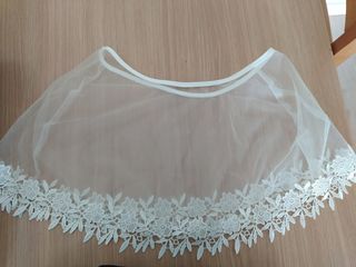 Cubre hombros vestido novia/comunión 