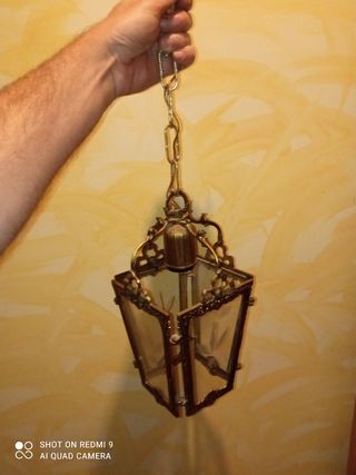 Farol, Lámpara de Bronce Techo