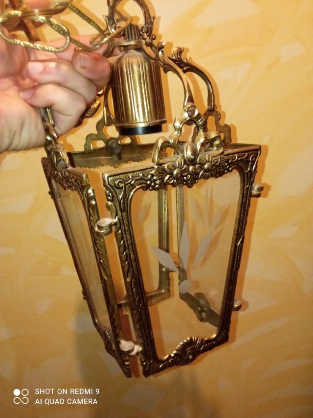 Farol, Lámpara de Bronce Techo