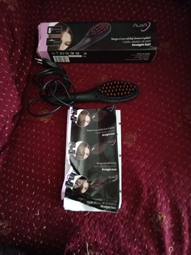 cepillo eléctrico alisador de viaje