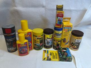 Kit ALIEMNTACIÓN y extras peces / animales acuario