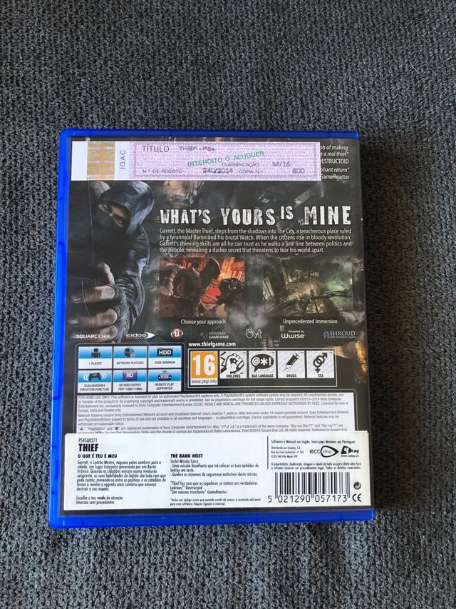 Jogo PS4 Thief