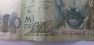 Billete de 1000 pesetas