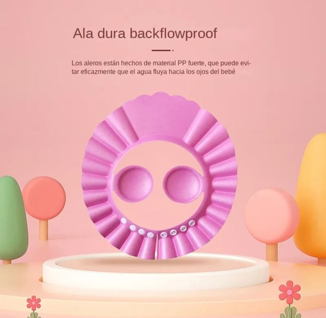 gorra de ducha ajustable para niños