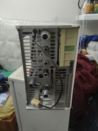 caldera de gas natural