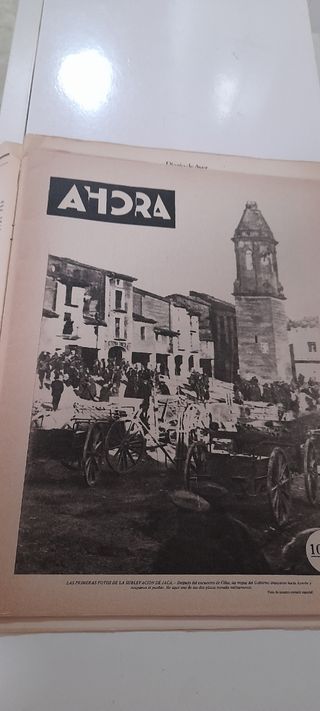 Periódicos antiguos.  Diario de Ayer