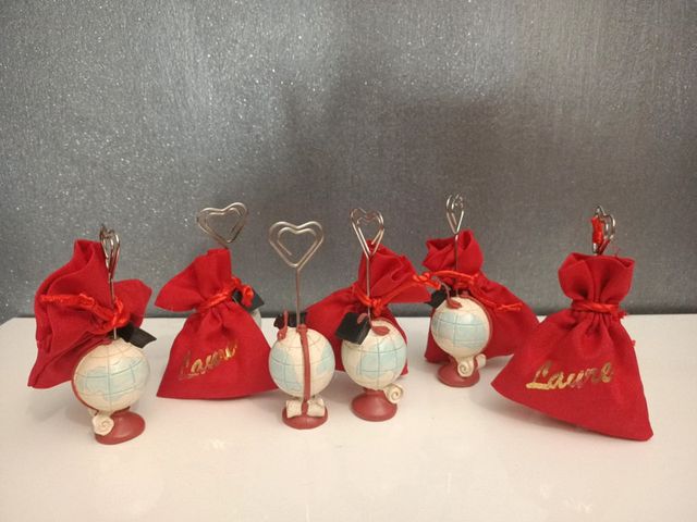 Bomboniera LAUREA portafoto/segnaposto - 6 pz