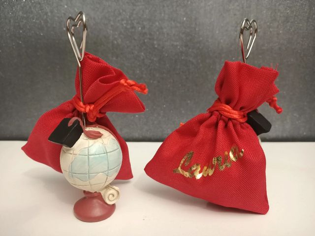 Bomboniera LAUREA portafoto/segnaposto - 6 pz