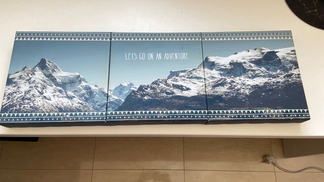 REGALO Pack 3cuadros Montañas Nevadas