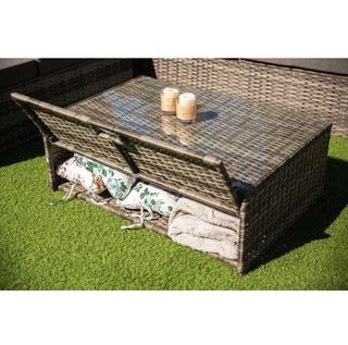 Sofa Rinconera para jardin con mesa centro