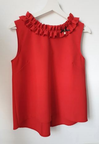 blusa roja