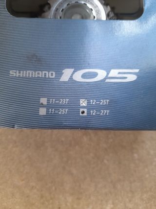 Casette shimano 105