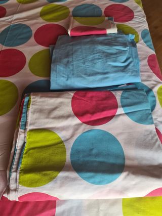 FUNDA EDREDÓN, SABANA BAJERA Y ALMOHADA