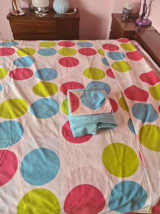 FUNDA EDREDÓN, SABANA BAJERA Y ALMOHADA