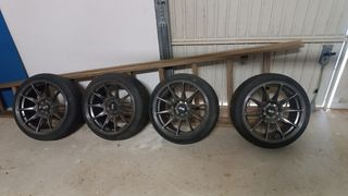 llantas + neumáticos XXR 527 4x100/4x108