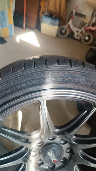 llantas + neumáticos XXR 527 4x100/4x108